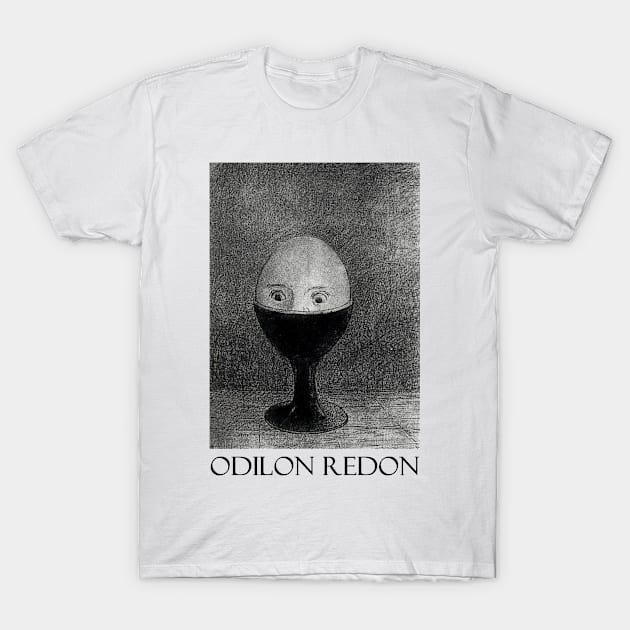 The Egg by Odilon Redon T-Shirt by Naves